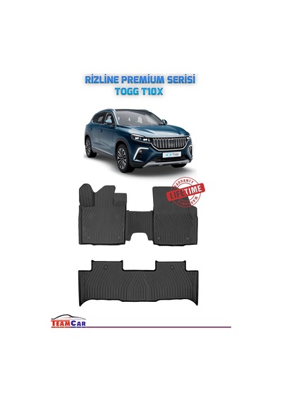 Teamcar Togg T10x 2023 Sonrası Uyumlu Premium Seri Havuzlu Paspas