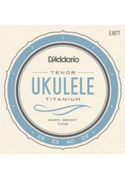 Daddario Ej87T Titanium Tenor Ukulele Tel Seti Daddario Ej87T Titanium Tenor Ukulele Tel Seti