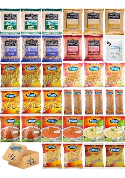 Blueden Kurban Kumanya Yardım Erzak Kolisi 37 Parça 18 Nolu Paket