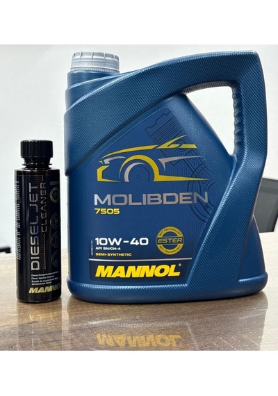 Motorx 10W40 Molibdenli Yüksek Performanslı 5L Motor Yağı + Diesel Jet Cleaner Dizel Enjektör Temizleyici