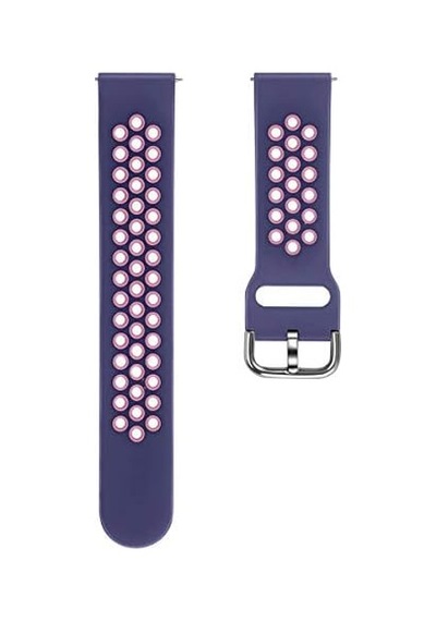 Galaxy 3 45mm Sport Band İçin Kordon Lacivert Pembe Galaxy 3 45mm İle Uyumlu Kordon - Kayış - Lacivert Pembe