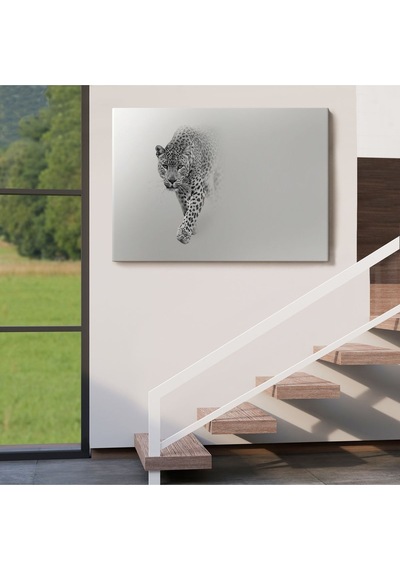 Es10 BOXING065 Leopar Dekoratif Kanvas Tablo 1154 (50 x 70)