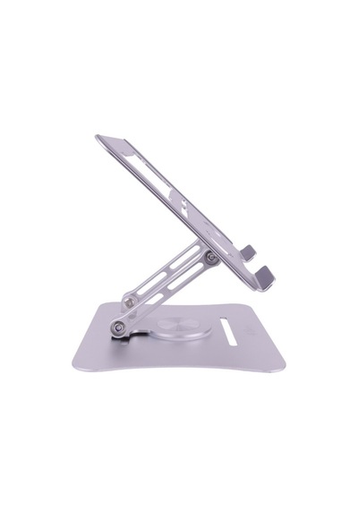 G68g Gri Notebook Standı Metal, 360 Döner, Yükseklik & Açı Aya