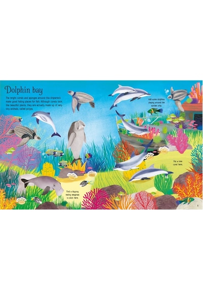 First Sticker Book Coral Reef - Usborne Publishing