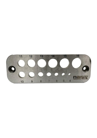 Narex 872200 Ahşap Dübel Kavela Yapma Plakası 4-16 Mm