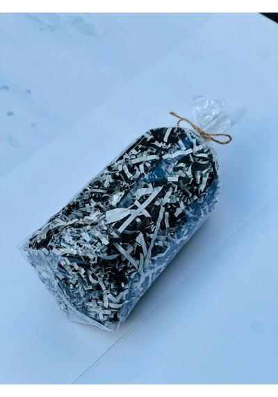 Siyah & Beyaz Kırpık Kağıt 50 Gr Z Zigzag Kutu Dolgu Ve Süsleme Kağıdı Hediye Kutusu İçin