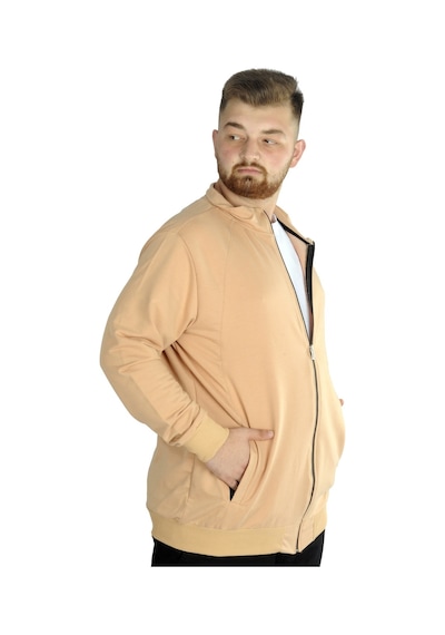 Mode Xl Büyük Beden Eşofman Üstü 2Ip Choose Your Mode 21202 Bej 001