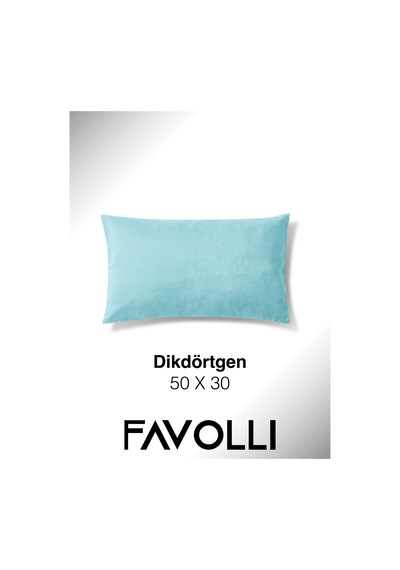 Br Favolli Kadife Dokulu Sis Mavisi Kırlent Kılıfı Dream Serisi Punch Için Uygun Gizli Fermuar Sis Mavisi