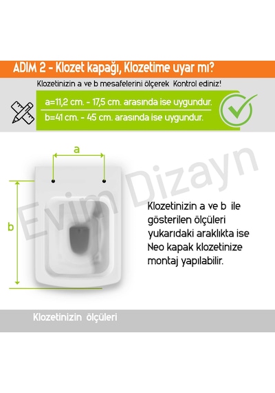 Aqua Bagno - basıc Yavaş Kapanan Klozet Kapağı