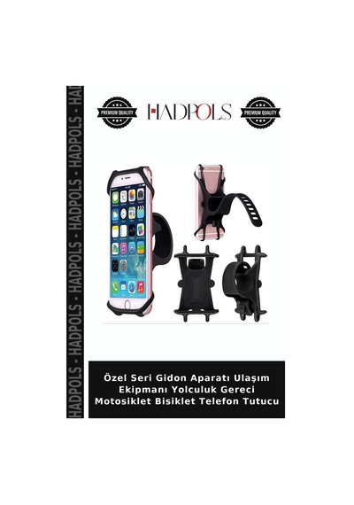 Özel Seri Gidon Aparatı Ulaşım Ekipmanı Yolculuk Gereci Motosiklet Bisiklet Telefon Tutucu Çok Renkli
