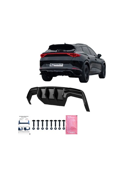 Cupra Formentor 2024+ Arka Difüzör Piano Black Difüzör Eki