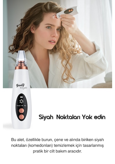 Mp-02 Vakumlu Siyah Nokta Aleti - Yüz-cilt Temizleme Bakım Cihazı - Siyah Nokta Aleti Hediyeli