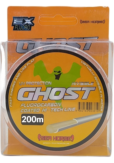 Sea Horse Ghost 200m Hayalet Misina Fluorocarbon Coated Şeffaf 0.40 MM