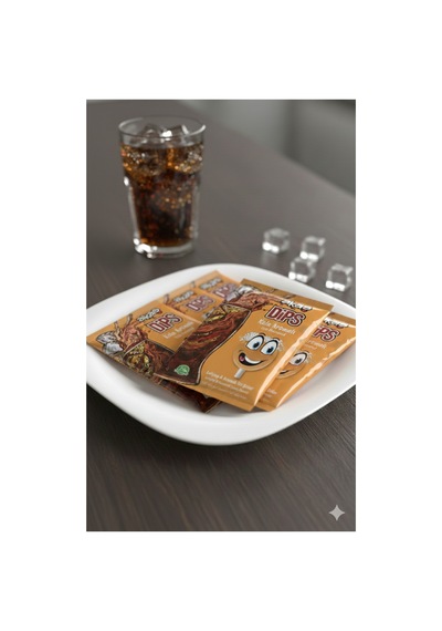 Kola Aromalı Toz Şekerli Dips Lolipop Paket 36 Adet