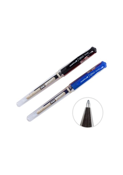 Mavi Siyah İmza Kalemi Um-153 Signo Broad Roller Kalem 1.0 Mm 2 A