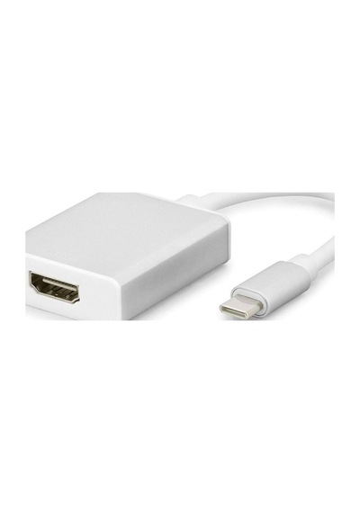 Type-c To Hdmı F Çevirici 4k 30hz Beyaz Hdx7760 Evimdeyokyok