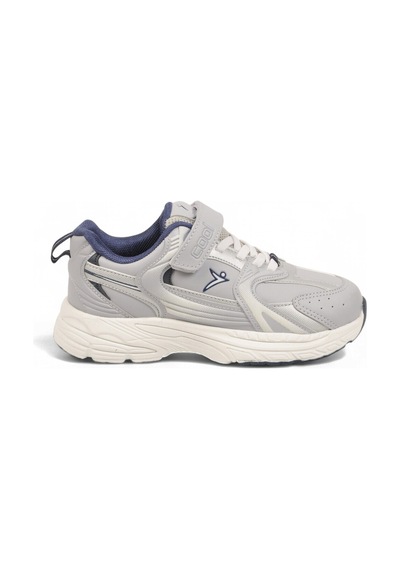 Cool Cırt Banlı Kalın Tabanlı Gri Erkek Çocuk Yürüyüş Ve Spor Ayakkabı Sneaker Terra 26k