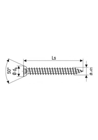 SPAX-RA Dübelsiz Montaj Vidası, 7,5 x 100 mm, 100 Adet