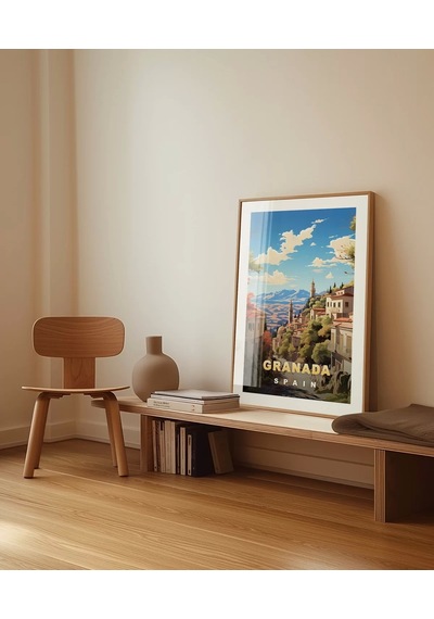 Çerçevesiz Poster Granada'nın Gizemli Güzelliği