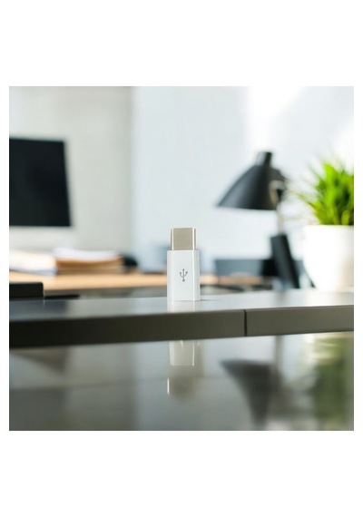 Dönüştürücü Micro Usb Type-c Beyaz Renk -