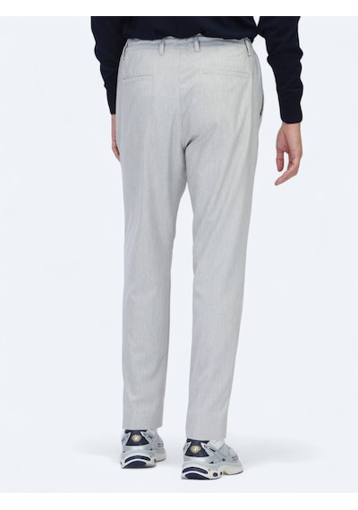 Kip Gri Düz Dokuma Jogging Fit Casual Pantolon