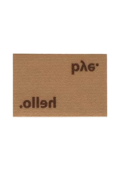 Kıl Paspas Dış Mekan Kapı Önü Kullanımı İçin 40x60 Cm Ölçüsünde Açık Bej