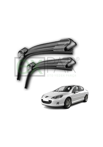 Peugeot 407 Ön Cam Silecek Süpürgesi Takımı 2004 - 2011 Pejo Ön Silecek Sağ Sol Takım