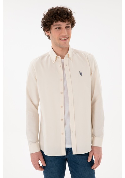 U.s. Polo Assn. Erkek Taş Gömlek Basic 50306338-vr049 Tas Taş U.s. Polo Assn. Erkek Taş Gömlek Basic 50306338-vr049 Tas Taş