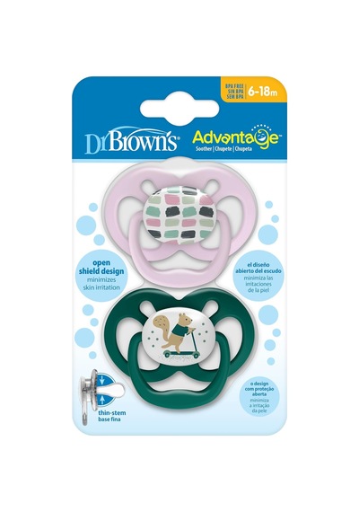 Dr. Brown's Advantage Emzik 2. Evre Pembe, İkili Paket