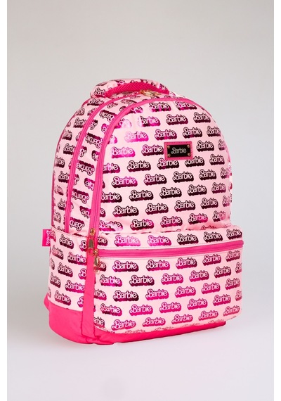 X Dekomus Lisanslı Barbie "ıconic Monogram Collection" Büyük Boy Okul Ve Tüylü Çantası Kırtasiye Seti Altın