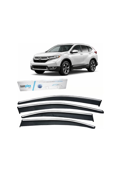 Sunplex Honda Crv 2016-2022 Krom Cam Rüzgarlığı 4 Parça