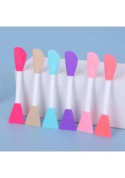 Çift Başlı Silikon Maske Uygulama Fırçası - Rc-385 Çok Renkli