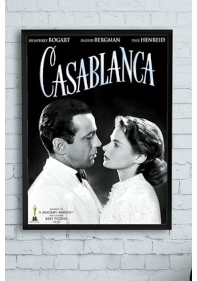 Casablanca Film Afişi Çerçeveli Tablo 5 21x30cm