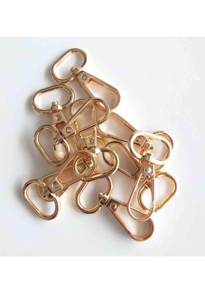 Angel Çanta Aksesuar 10Lu Light Gold Renk 2 Cm Kanca