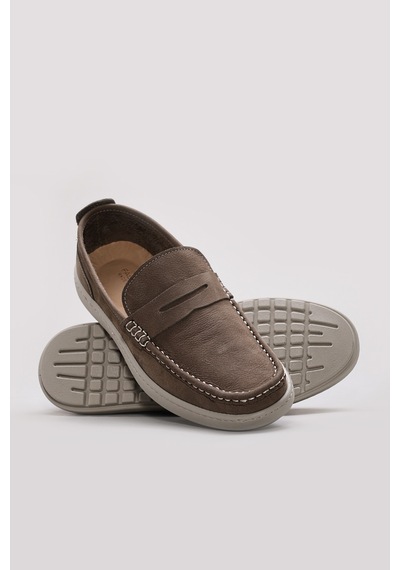 Fast Step Hakiki Deri Erkek Casual Ayakkabı 934ma130 Haki
