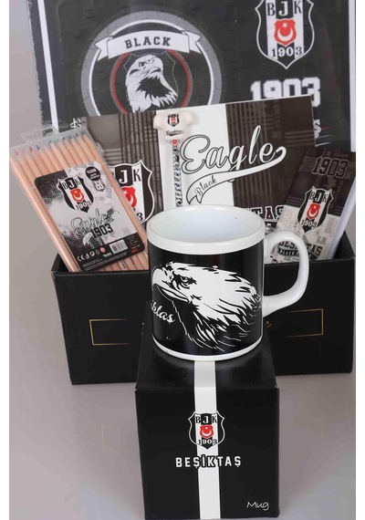 Dekomus İle Özel Kutulu Beşiktaş  "Full" Kırtasiye Seti