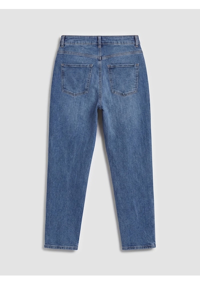 LC Waikiki Lc Waıkıkı İndigo Mom Fit Kadın Jean Pantolon