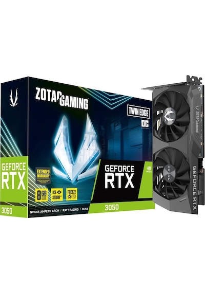 Zotac NVIDIA GeForce RTX 3050 Twin Edge OC ZT-A30500H-10M 8 GB GDDR6 128 Bit Ekran Kartı