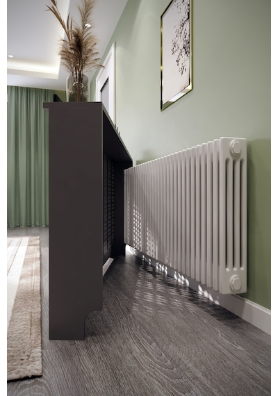 Petek Kaplama Modern Radyatör Kapatma Ünitesi Ön Panel Mdf Tasarım İç Ölçü 156 Cm Dış Ölçü 160 Cm Petek 156 Antrasit D8