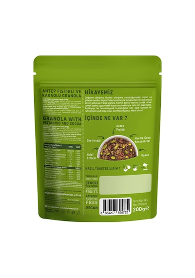 Granola - Antep Fıstıklı & Kakaolu 200g