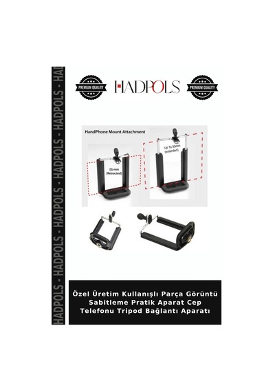 Özel Üretim Kullanışlı Parça Görüntü Sabitleme Pratik Aparat Cep Telefonu Tripod Bağlantı Aparatı