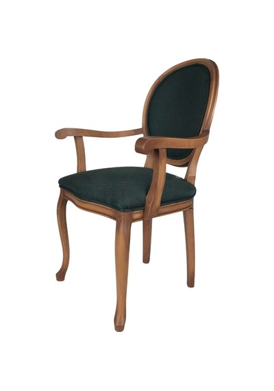 Madalyon Kolçaklı Sandalye Ceviz