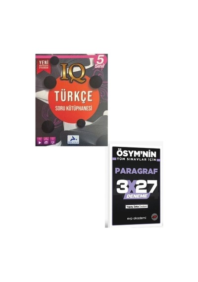 Paraf 2027 5. Sınıf Türkçe Soru Kütüphanesi+ Evp Akademi Paragraf