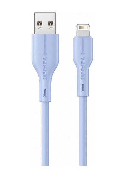 Ven-dens Vd-dc23l Usb-a To Lightning Şarj Ve Veri Kablosu, 2,4 A, 1 Metre, Esnek Tpe Kaplama, Mavi