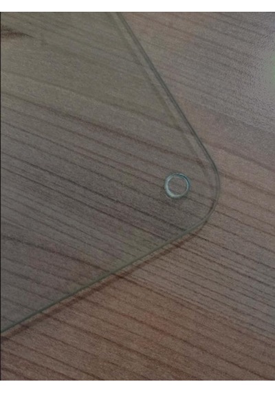Saydam Oval Köşeli Cam Kesme Tahtası 22,5 X 15,5 Diğer