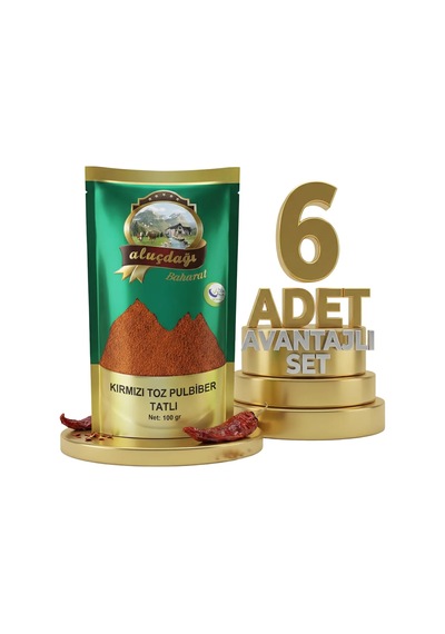 Aluçdağı Pul Biber 6x100 Gr