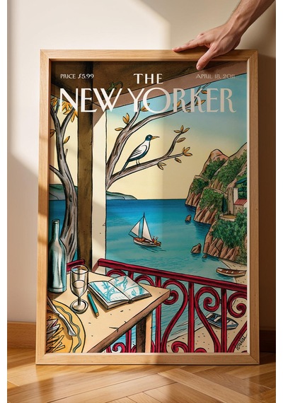 The New Yorker Çerçeveli Tablo April 18 2011