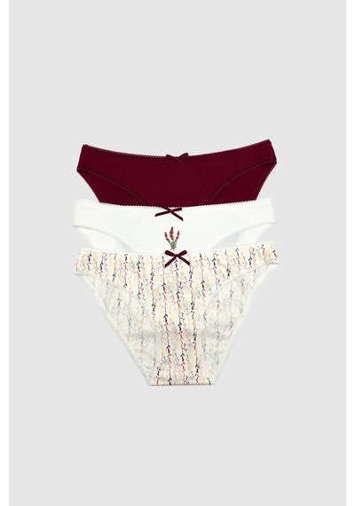 Eros Pierre Cardin 2700 Cute Flower 3'lü Ekonomik Paket Pamuklu Basic Brief Külot Çok Renkli Eros Pierre Cardin 2700 Cute Flower 3'lü Ekonomik Paket Pamuklu Basic Brief Külot Çok Renkli