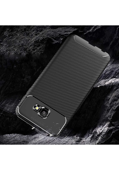 Samsung Uyumlu Galaxy J4 Plus Kılıf Zore Negro Silikon Kapak Siyah