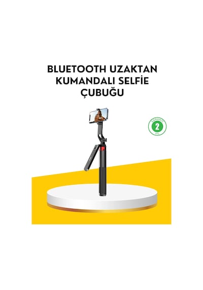 Ceylan Adam Tripodlu Selfie Çubuğu Uzaktan Kumandalı Canlı Yayın Uyumlu